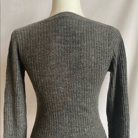 Gorgeous! Abercrombie Sweater Midi Dress Button Down - Picture 3 of 6